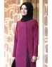 Sahra Tesettür Takım - Mürdüm - Fuval Moda